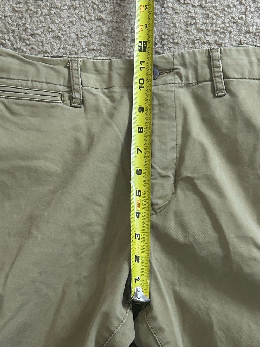 American Eagle Pants Mens 34x32 Beige Next Level Flex Original Straight Chino - Picture 8 of 10